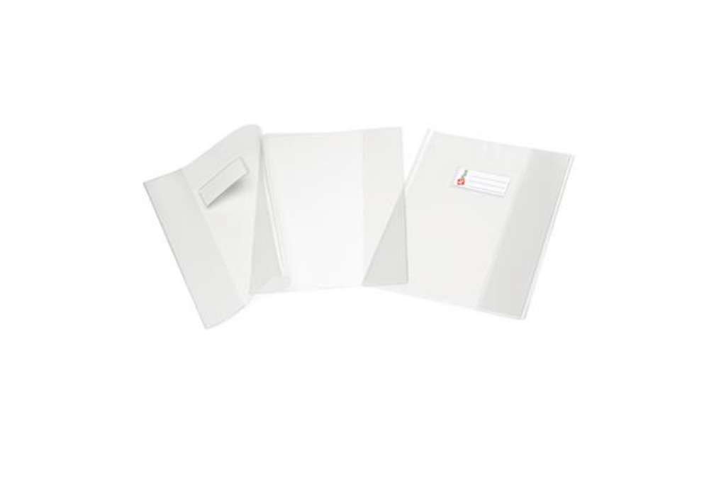Immagine di Coprimaxi Supercristallo - 21 x 30 cm - PVC - 200 mic - s/alette - neutro trasparente - Colorosa
