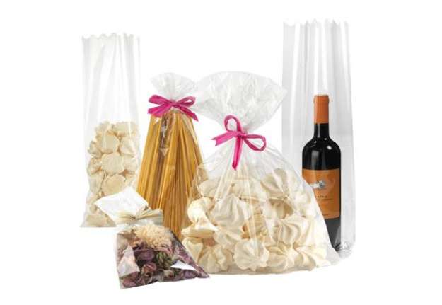 Immagine di Busta regalo Crystal - 35 x 50 cm - 30 micron - trasparente - PNP - conf. 100 pezzi