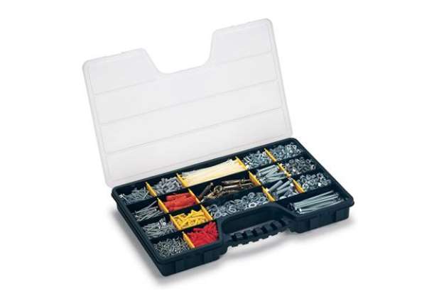 Immagine di Valigetta portaminuterie ProOrganizer 24" - 51 x 33 x 6 cm - PPL - trasparente/nero - Terry