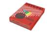 Immagine di Carta Fabriano Colore - A4 - 80 gr - colori forti rosso - Fabriano - conf. 500 fogli