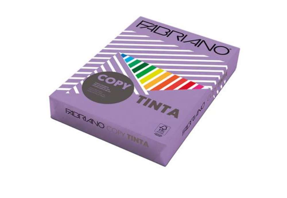 Immagine di Carta Fabriano Colore - A4 - 80 gr - colori forti violetto - Fabriano - conf. 500 fogli