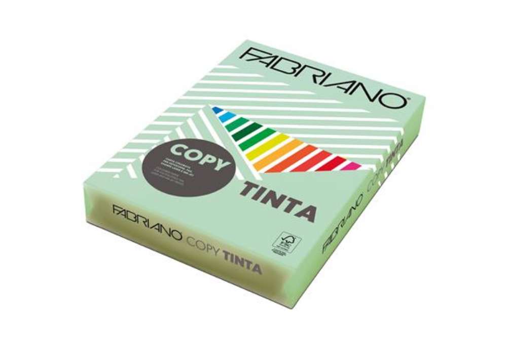 Immagine di Carta Fabriano Colore - A4 - 80 gr - colori tenui acquamarina - Fabriano - conf. 500 fogli