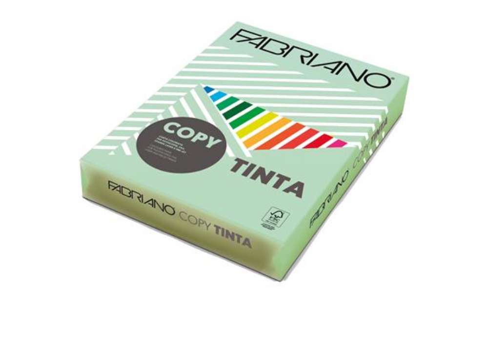 Immagine di Carta Fabriano Colore - A3 - 80 gr - colori tenui verde chiaro - Fabriano - conf. 250 fogli