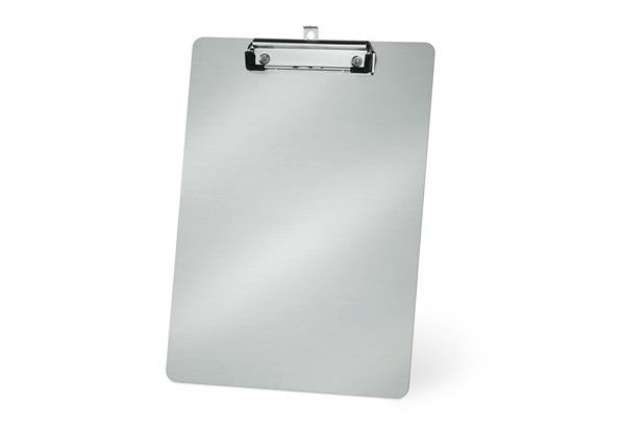 Immagine di Portablocco in alluminio con molla e gancio - 230 x 315mm - Lebez
