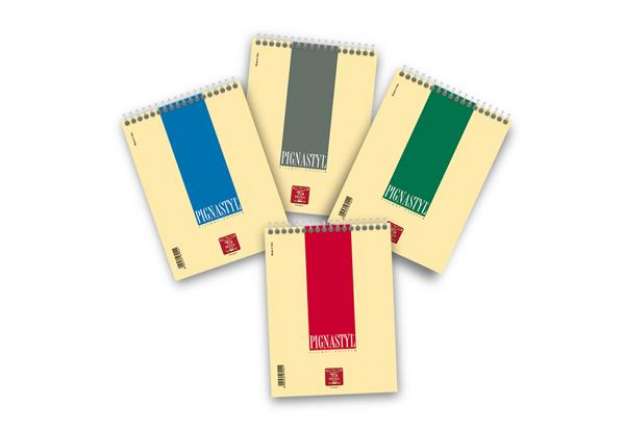 Immagine di Blocco Pignastyl spiralato - 1 rigo - A5 -  80gr - 60 fogli - Pigna