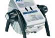 Immagine di Portabiglietti da visita rotativo Visifix? Flip - 200 buste - 25 schede alfabetiche A/Z - 21,5x12x18