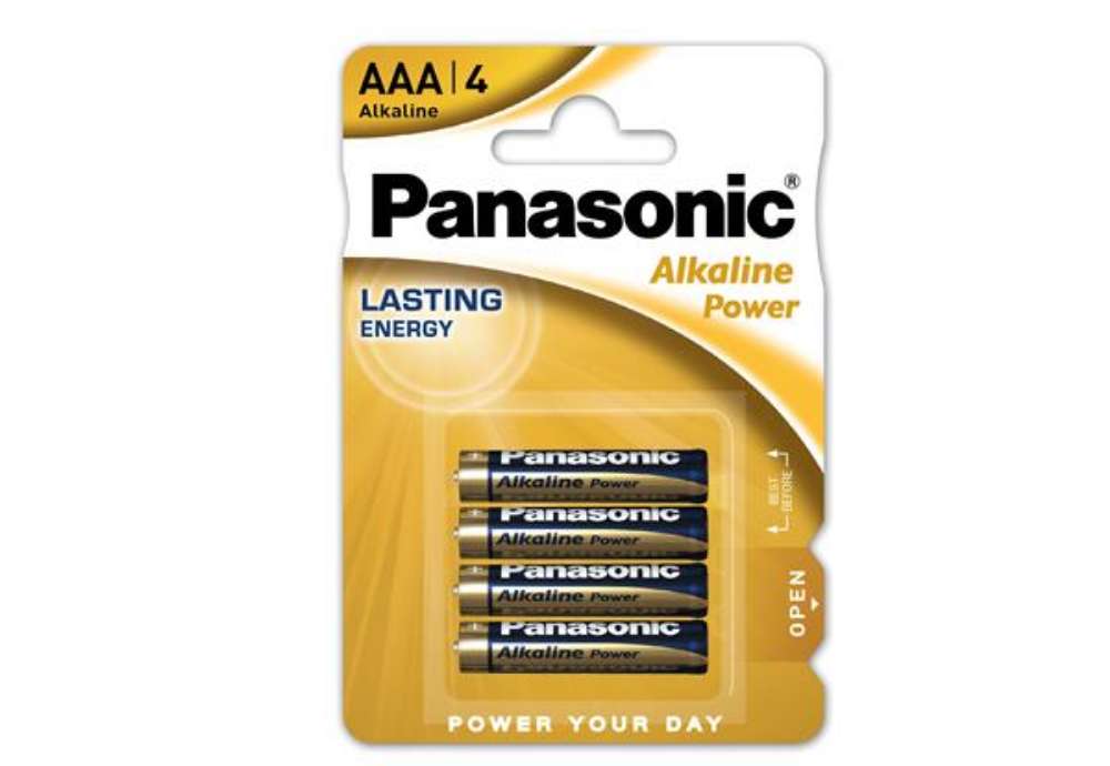 Immagine di Pila ministilo AAA - 1,5V - Alkaline Power - Panasonic - blister 4 pezzi