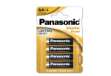 Immagine di Pila Stilo AA - 1,5V - alcalina - Panasonic - blister 4 pezzi