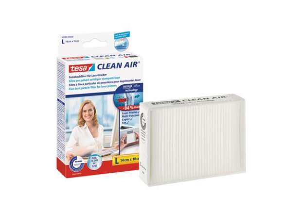 Immagine di Filtro Clean Air per stampanti e fax - 14x10 cm - Tesa