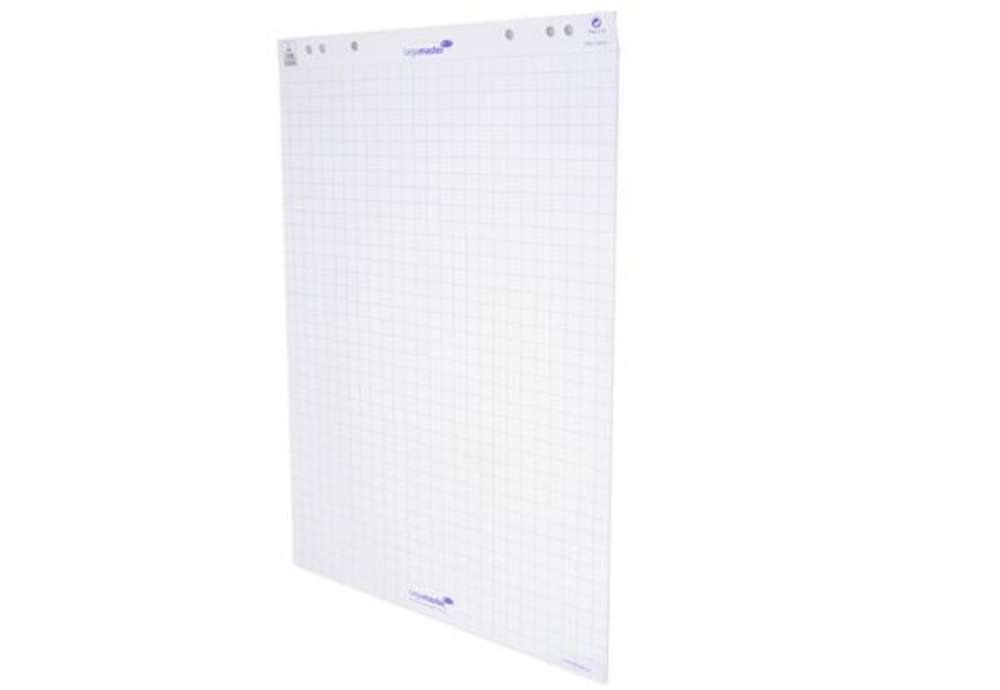 Immagine di Blocco per lavagna - 20 fogli - 65 x 98 cm - quadretti 2 cm - Legamaster