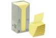 Immagine di Blocco Post-it Z Notes Green - R330-1T - 76 x 76 mm - 100% riciclabile - giallo - 100 fogli - Post-i