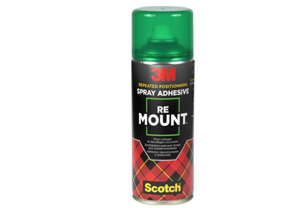 Immagine di Adesivo Re Mount - rimovibile - 400 ml - trasparente - 3M
