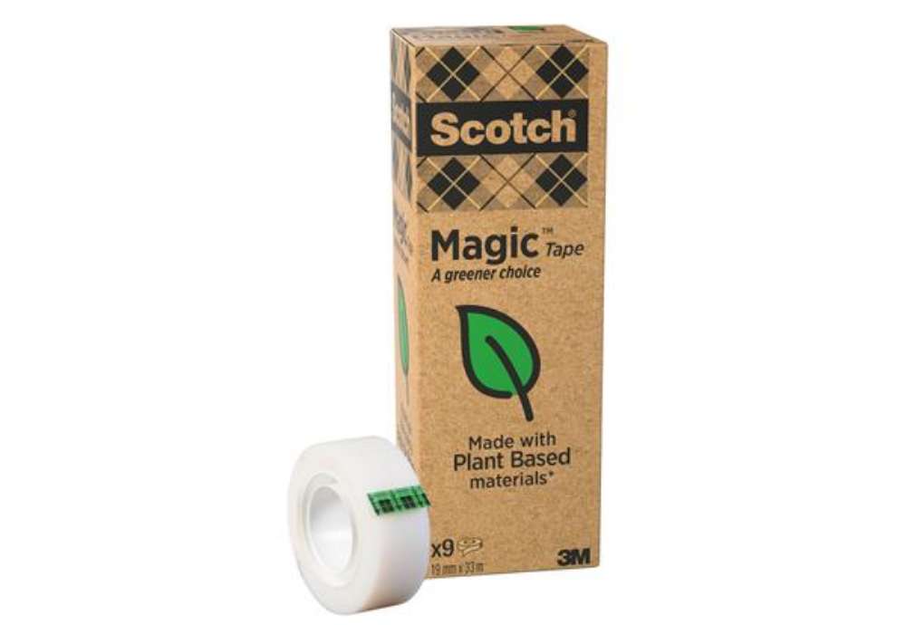 Immagine di Nastro adesivo Magic 900 - 19 mm x 33 m - acrilico - trasparente - Scotch - Value Pack 9 rotoli