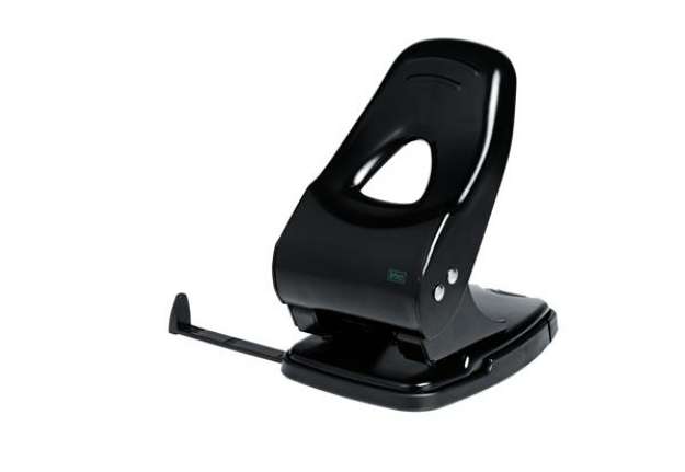 Immagine di Perforatore 860 - max 60 fogli - 2 fori - passo 8 cm - nero - Lebez