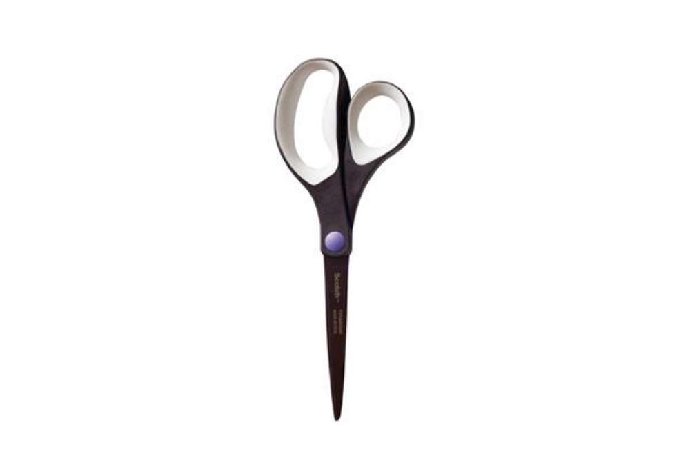 Immagine di Forbici Titanium No Stick - 20 cm - impugnatura asimmetrica - lama in titanio con rivestimento antia