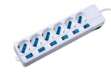 Immagine di Presa multipla - 6 prese multistandard con interruttore singolo - MKC