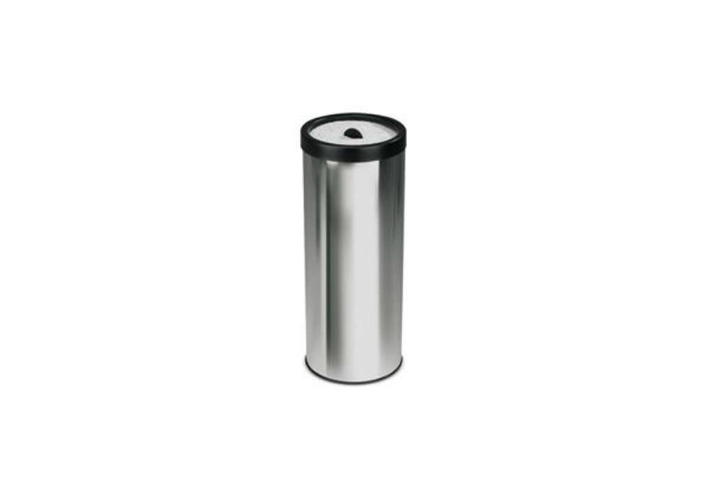 Immagine di Posacenere con sabbia - diametro 31 cm - altezza 72 cm - inox - StilCasa
