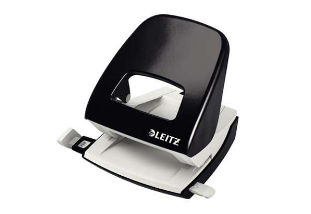 Immagine di Perforatore 5008 - passo 8 cm - max 30 fogli - 2 fori - nero - Leitz