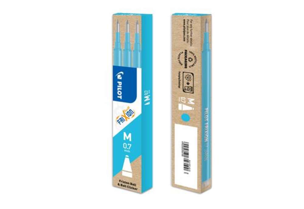 Immagine di Refill a sfera Frixionball - punta 0,7mm  - azzurro - Pilot - conf. 3 pezzi