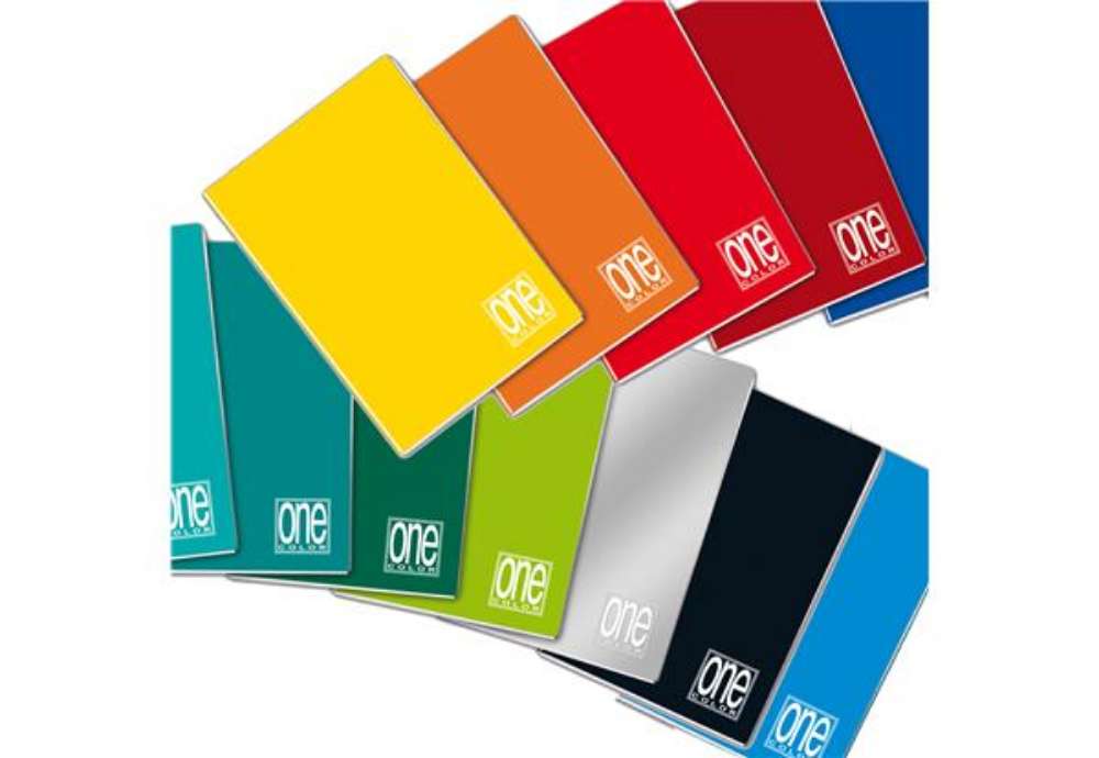 Immagine di Quaderno One Color - A5 -  5 mm c/margine - 20+1 fogli - 80 gr - Blasetti
