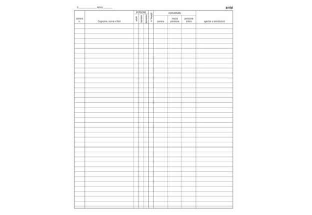 Immagine di Registro arrivi/partenze - 31 x 24,5cm - 46pg - Edipro