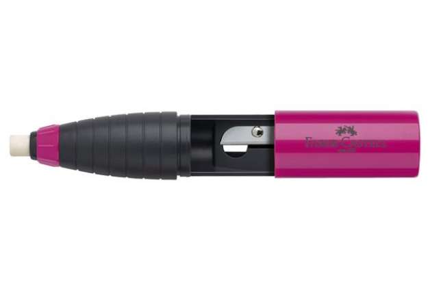 Immagine di Temperamatite Twist Combi con gomma con contenitore - 1 foro- Faber Castell