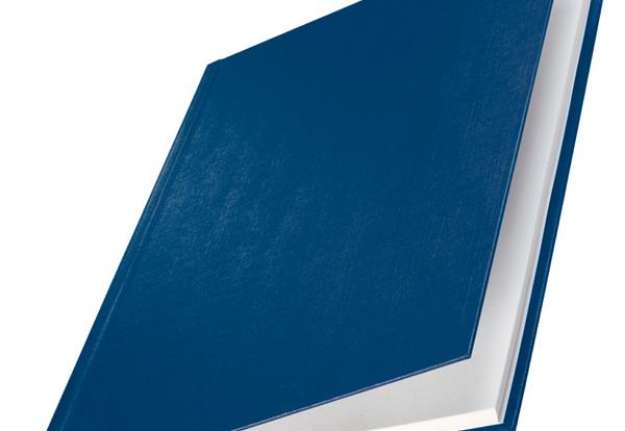 Immagine di Copertine Impressbind - rigide - 3,5 mm - finitura lino - blu - Leitz - scatola 10 pezzi