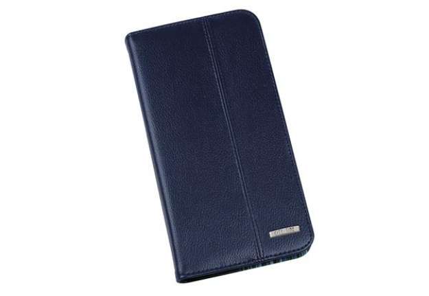 Immagine di Portabiglietti da visita Professional - similpelle - blu - 12,5x23,5 cm - City Time
