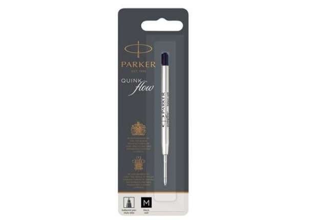 Immagine di Refill sfera QuinkFlow - punta media - metallo - nero  - Parker