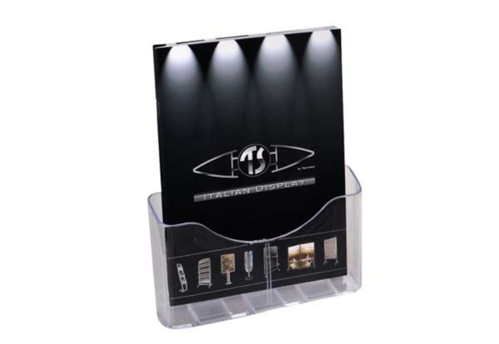 Immagine di Portadepliant da banco - 1 tasca A4 - 24 x 28 x 10 cm - Tecnostyl