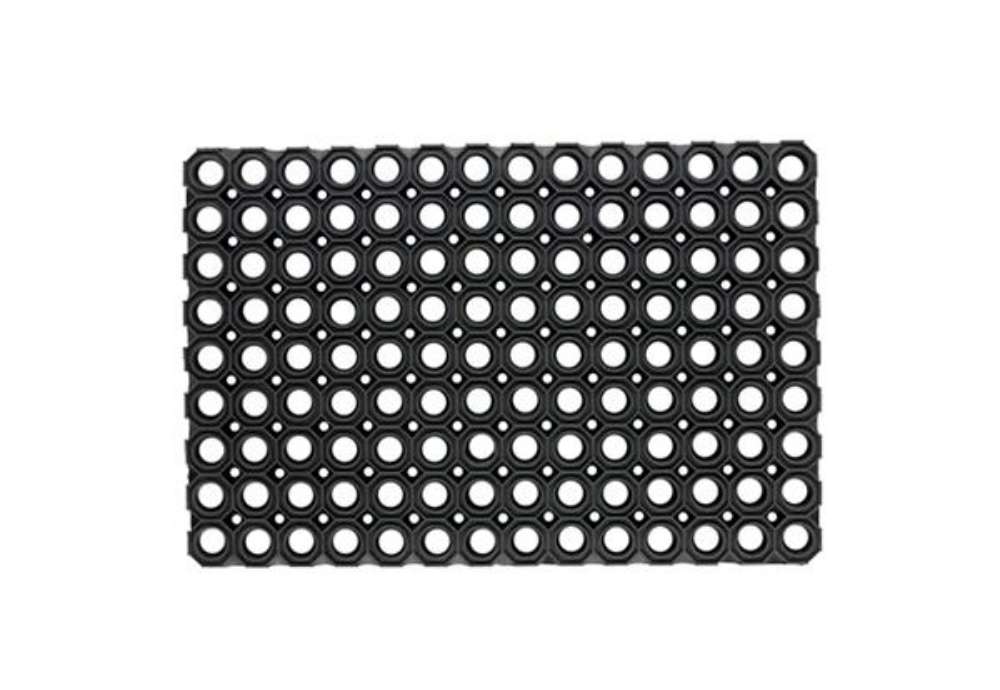 Immagine di Tappeto Best - 100 x 150 cm - gomma antishock - nero - Velcoc
