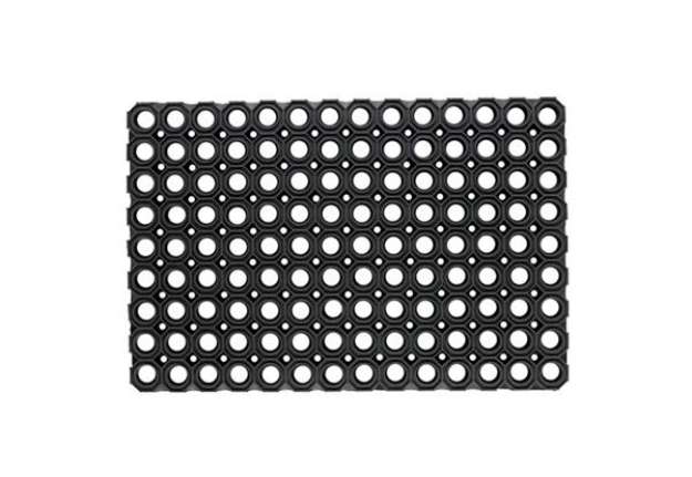 Immagine di Tappeto Best - 100 x 150 cm - gomma antishock - nero - Velcoc