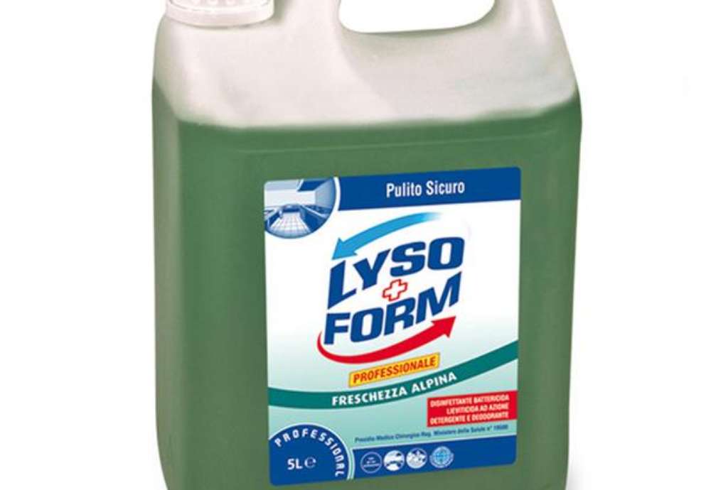 Immagine di Detergente disinfettante - per pavimenti - freschezza alpina - 5 L - Lysoform