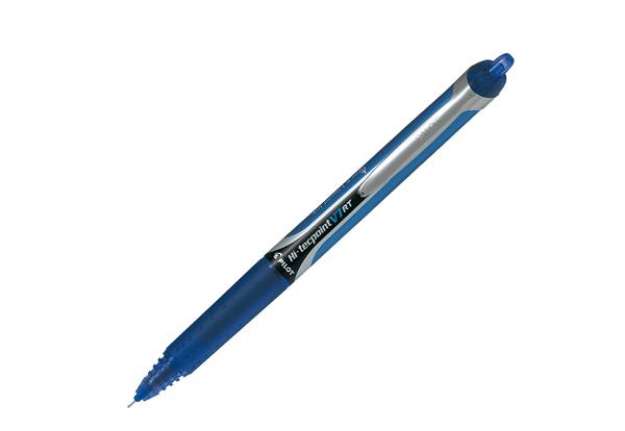 Immagine di Roller a scatto Hi Tecpoint V7 RT - punta 0,7mm - blu  - Pilot