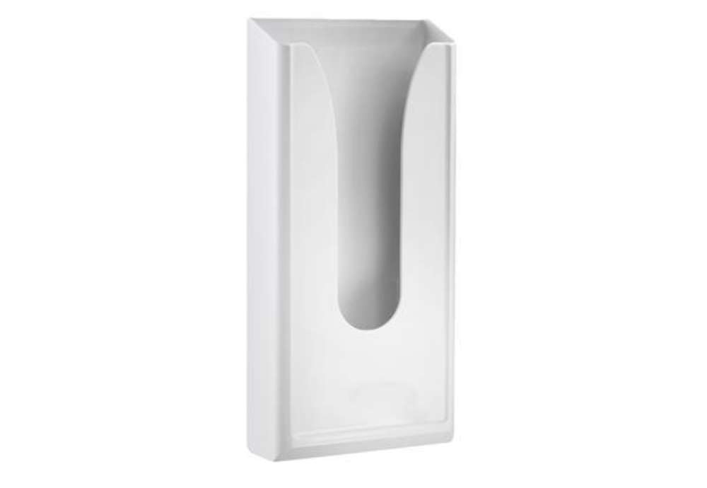 Immagine di Dispenser per sacchetti igienici - capacità 60 sacchetti - 13,5x5,5x29,5 cm - bianco - Mar Plast