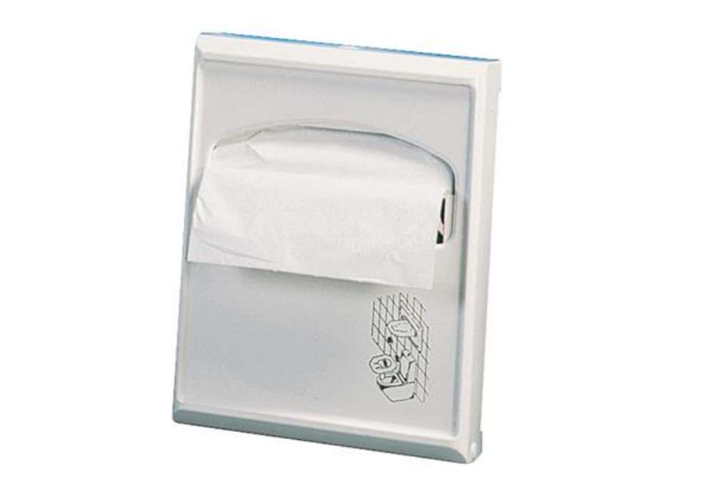 Immagine di Dispenser per carta copriwater Mini - 23x5,5x29,5 cm - bianco - Mar Plast