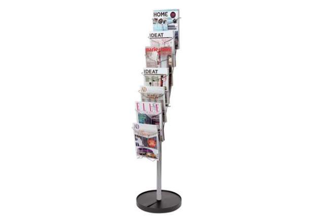 Immagine di Espositore da terra - metallo - 7 tasche A4 - Alba