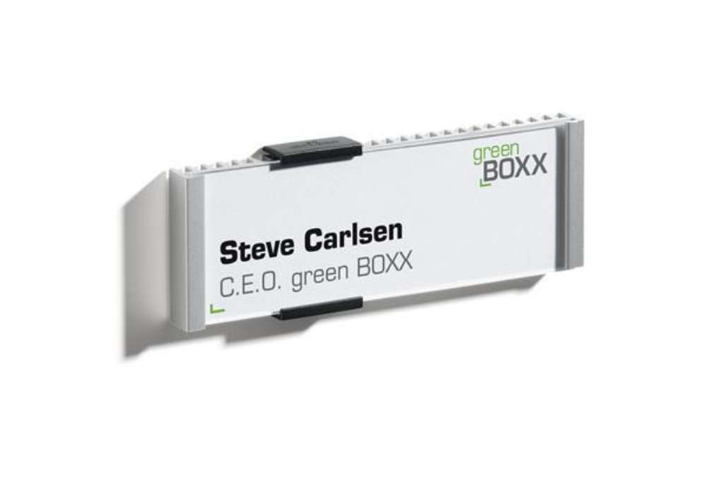 Immagine di Targa per porte/pareti Info Sign - 14,9 x 5,3 cm - Durable