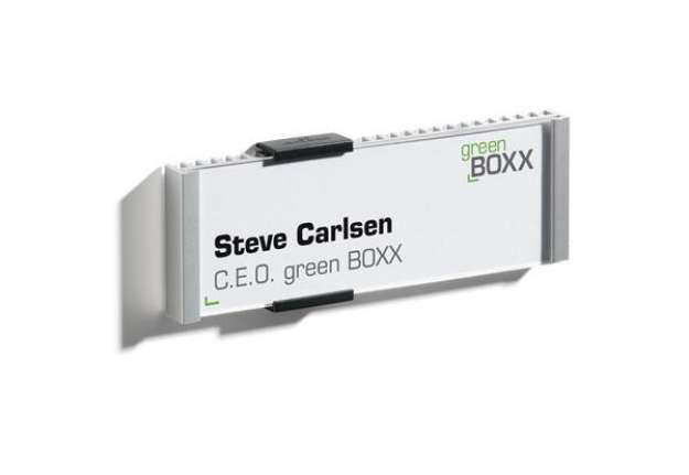 Immagine di Targa per porte/pareti Info Sign - 14,9 x 5,3 cm - Durable