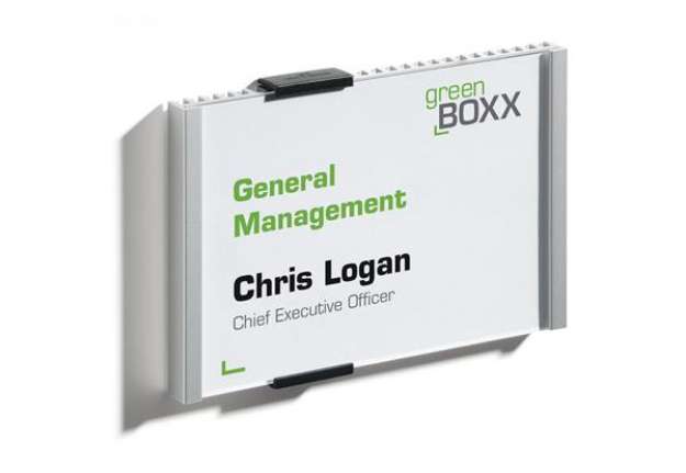 Immagine di Targa per porte/pareti Info Sign - 14,9 x 10,6 cm - Durable