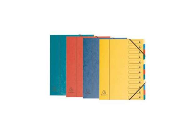 Immagine di Classificatore numerico 1/12 Nature Future - 12 scomparti - 24x32 cm - colori assortiti - Exacompta