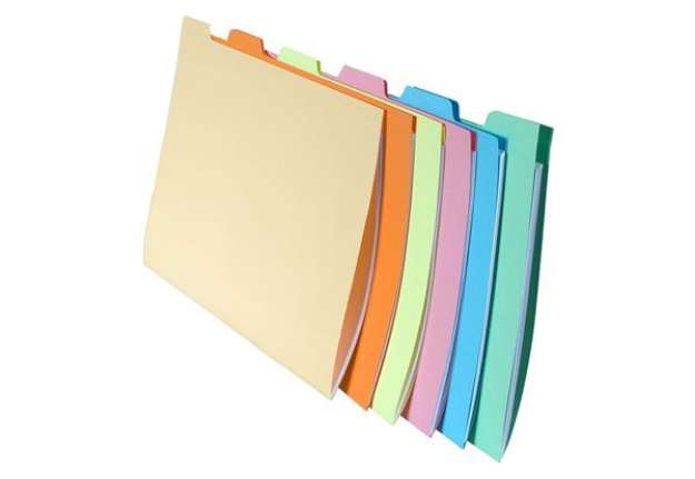 Immagine di Cartelline con tacca per cartelle sospese - cassetto - 240 gr - 24x32 cm - Exacompta - conf. 6 pezzi