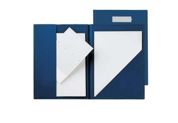 Immagine di Portablocco con tasche Compla 71 - blu - 23 x 33cm - Sei Rota
