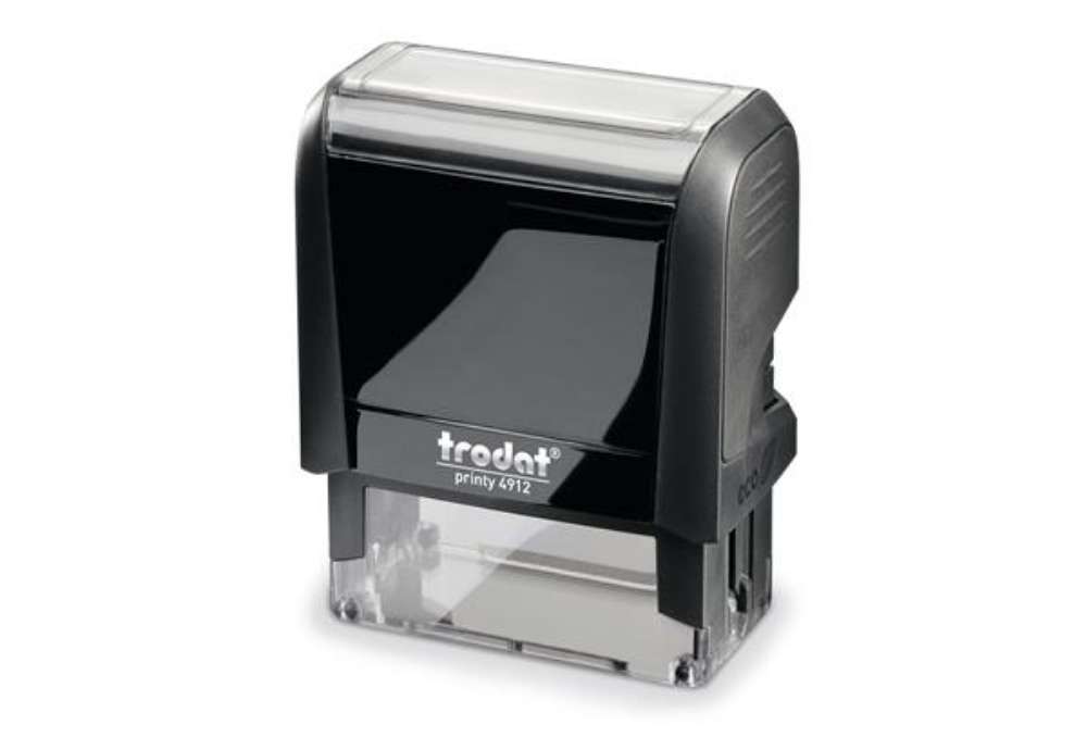 Immagine di Timbro Original Printy 4.0 4912 - personalizzabile - 47 x 18 mm - 5 righe - autoinchiostrante - Trod