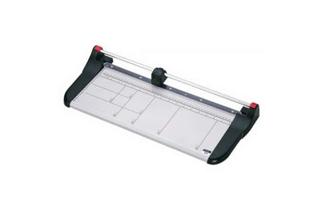 Immagine di Taglierina a lama rotante 3216 - 24,5 x 57 x 6,5 cm - 460 mm (A3) - 7 fogli - grigio/nero - Titanium
