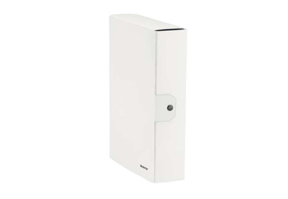 Immagine di Scatola progetto WOW - dorso 8 cm - bianco metallizzato - Leitz