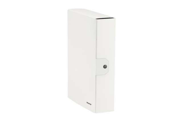 Immagine di Scatola progetto WOW - dorso 8 cm - bianco metallizzato - Leitz