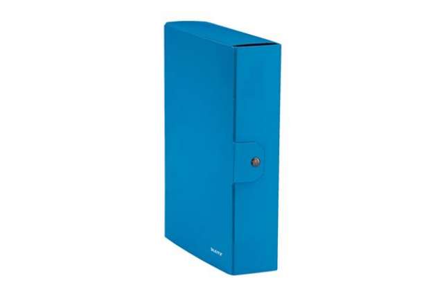 Immagine di Scatola progetto WOW - dorso 8 cm - blu metallizzato - Leitz