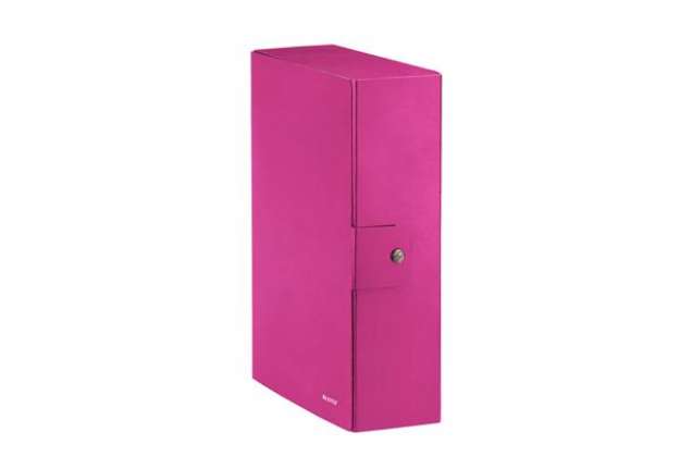 Immagine di Scatola progetto WOW - dorso 10 cm - fucsia metallizzato - Leitz