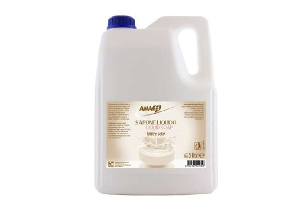 Immagine di Detergente liquido - latte - Amati - tanica da 5 L
